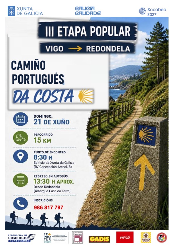 Cartel III Etapa Popular Camiño da Costa